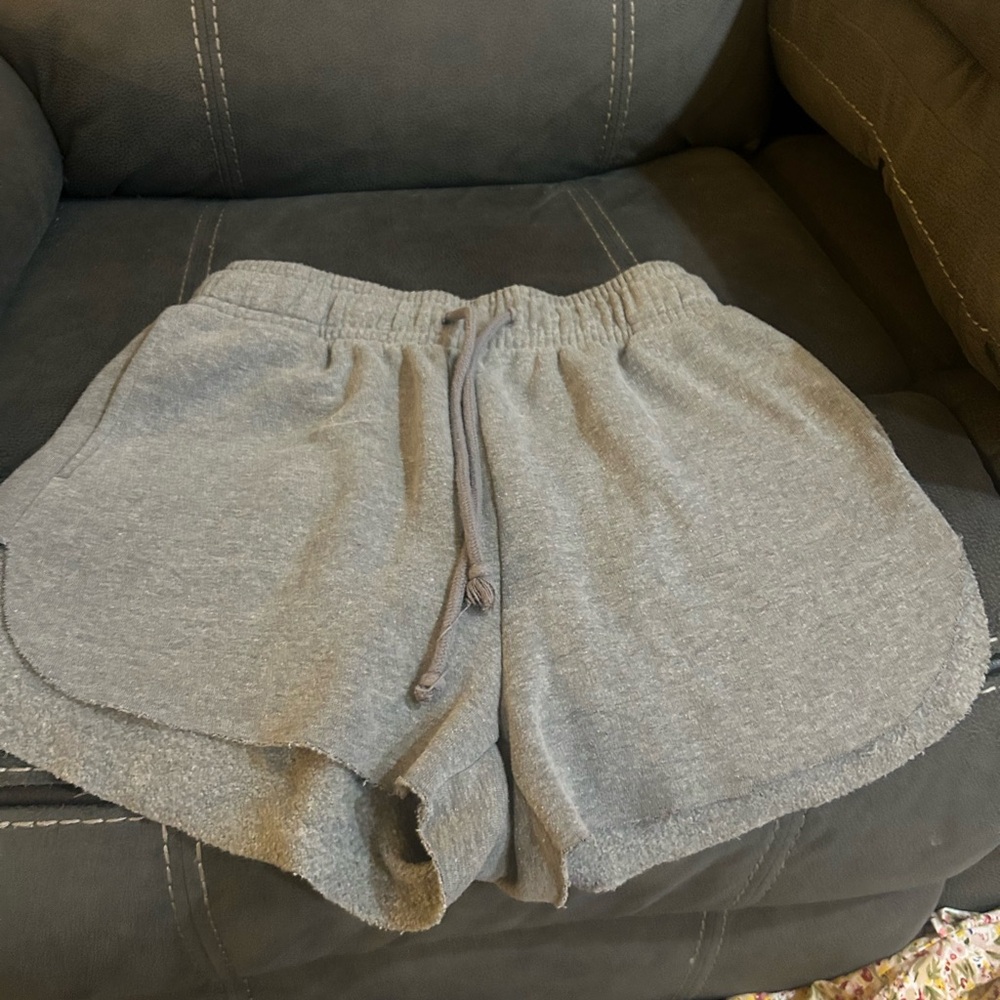 Women's Gray Casual Shorts